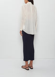 Sheer Wool Classic Collar Shirt