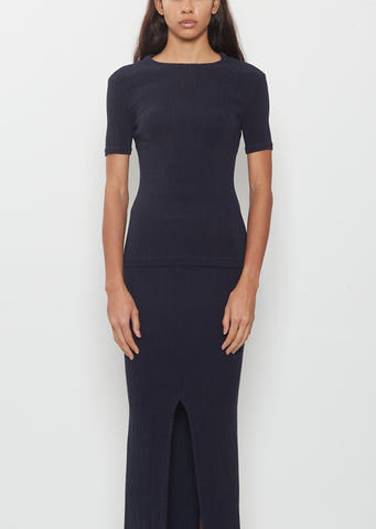 Rill Pleats Top