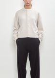 Cashmere Nylon n°170 Chou Cardigan — Chalk