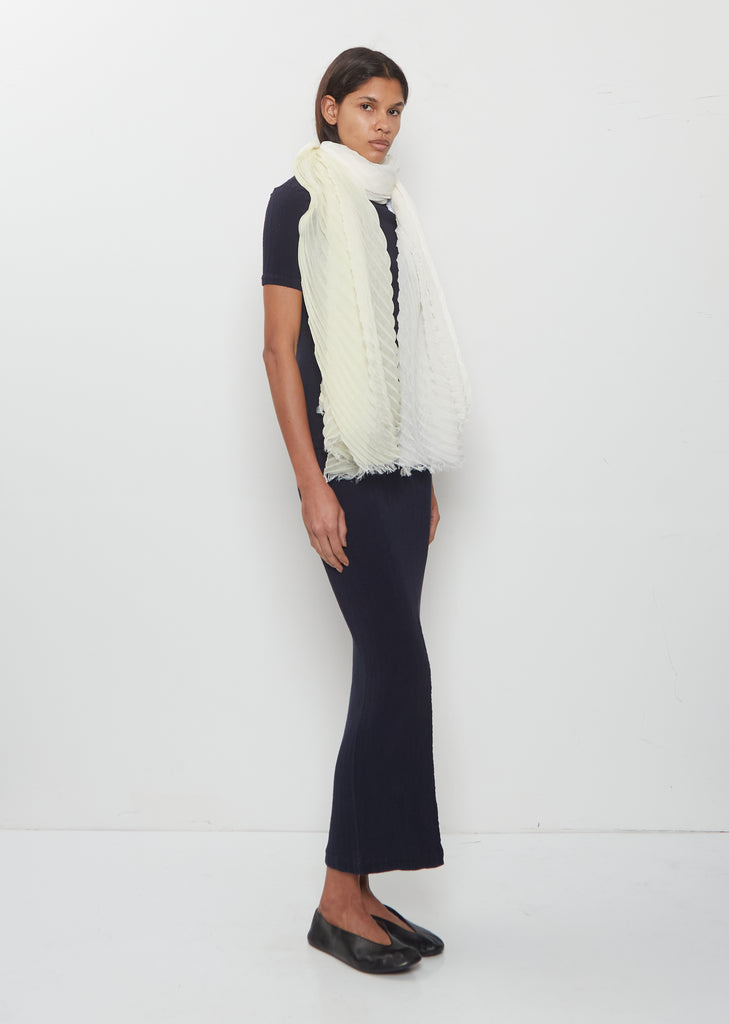 Gradation Ramie Pleats Stole