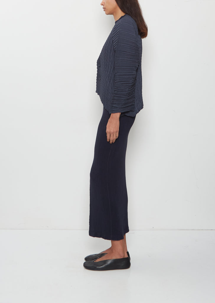 Unflurling Pleats Cardigan