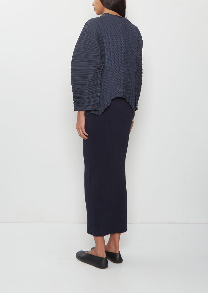 Unflurling Pleats Cardigan