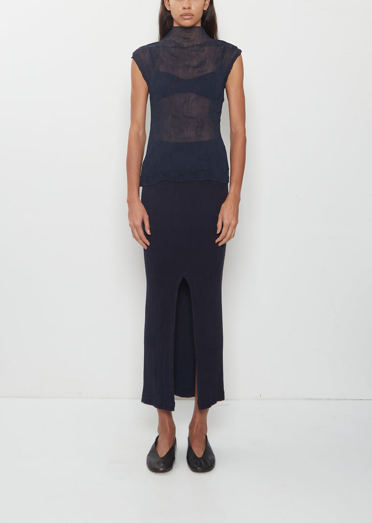 Rill Pleats Skirt