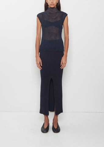 Rill Pleats Skirt