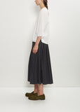 Mucra Cotton Flannel Blouse — Off White