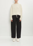 Quatro Wool Pants — Black