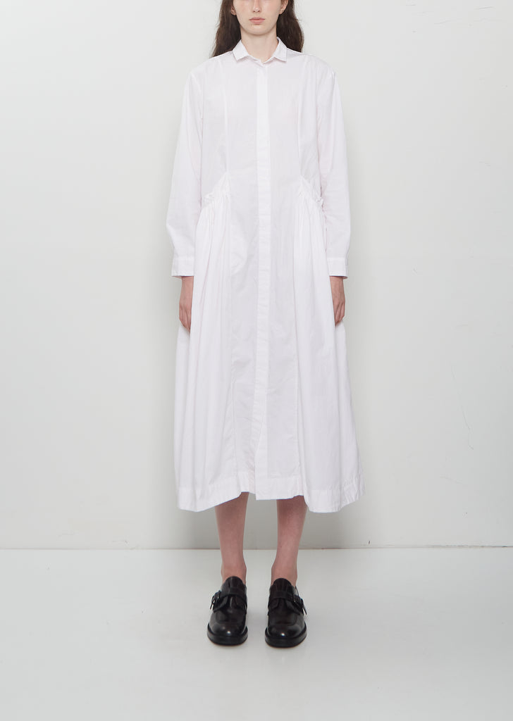 Sally Cotton Dress — Pink Stripe