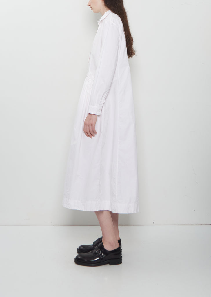 Sally Cotton Dress — Pink Stripe