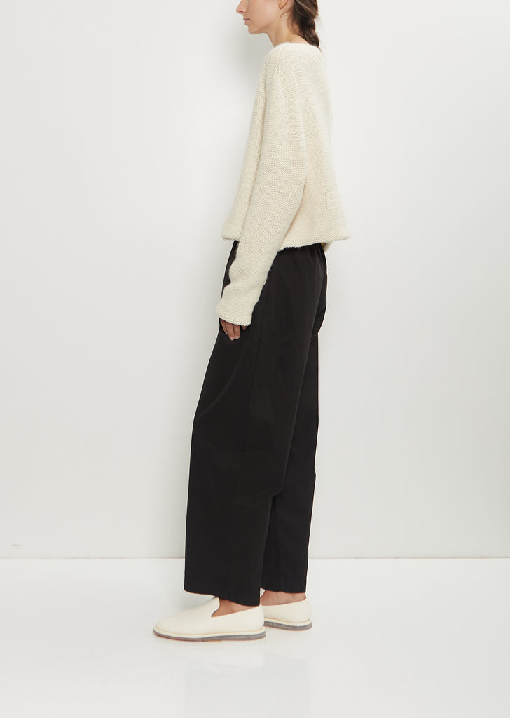 Quatro Wool Pants — Black