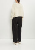 Quatro Wool Pants — Black