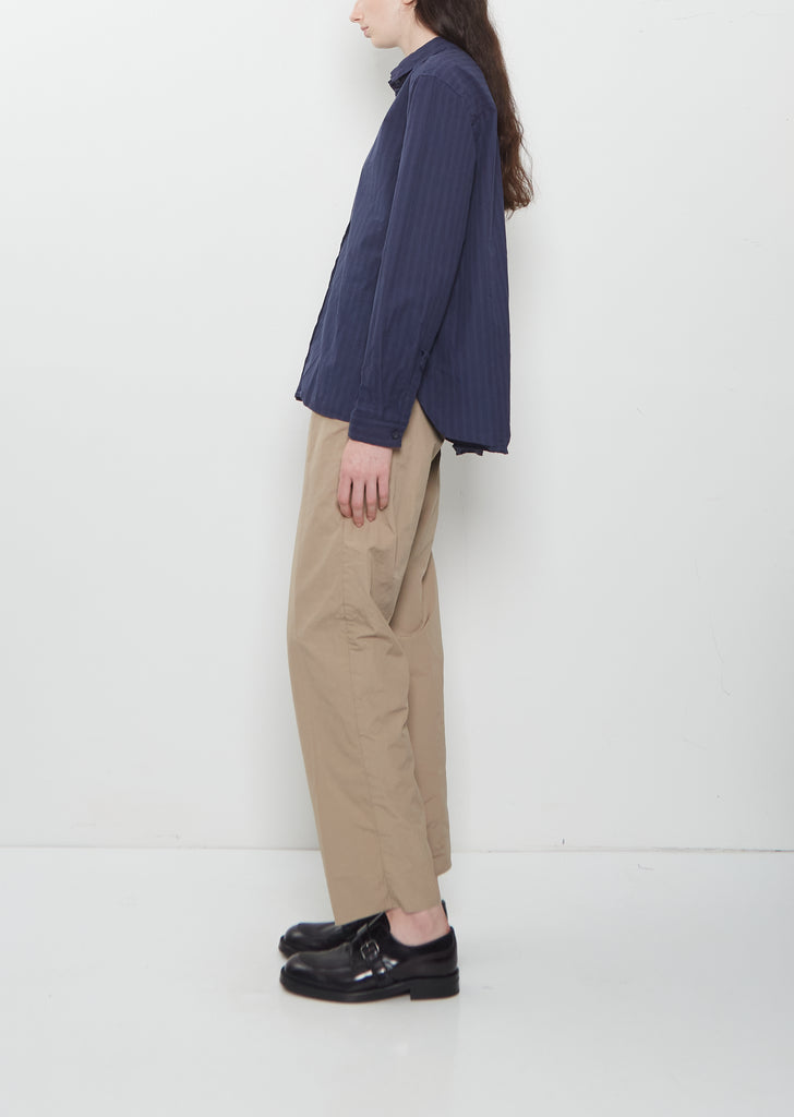 Loose Tyrol Shirt — Navy Stripe