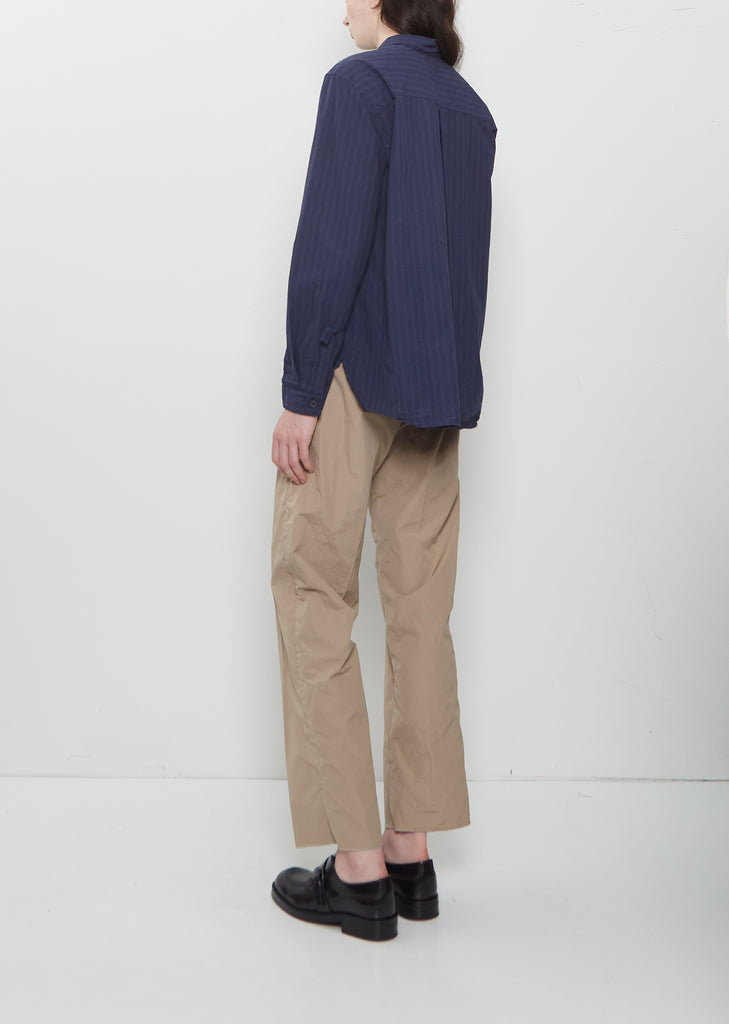 Loose Tyrol Shirt — Navy Stripe