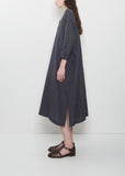 Open Neck Line Dress — Dark Navy