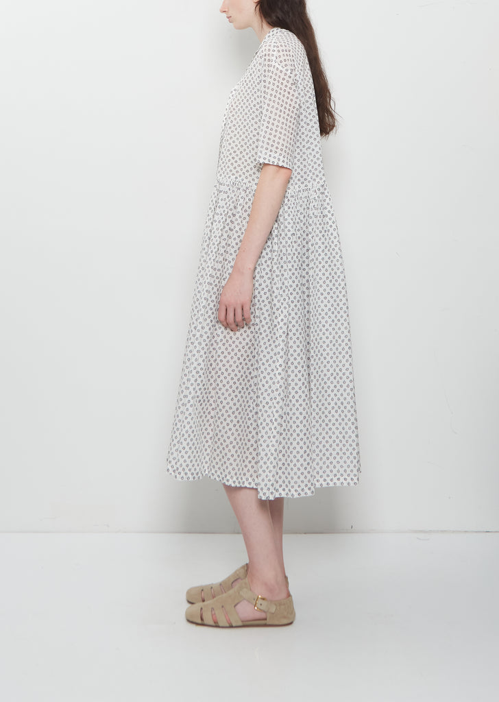 Gather Cotton Dress