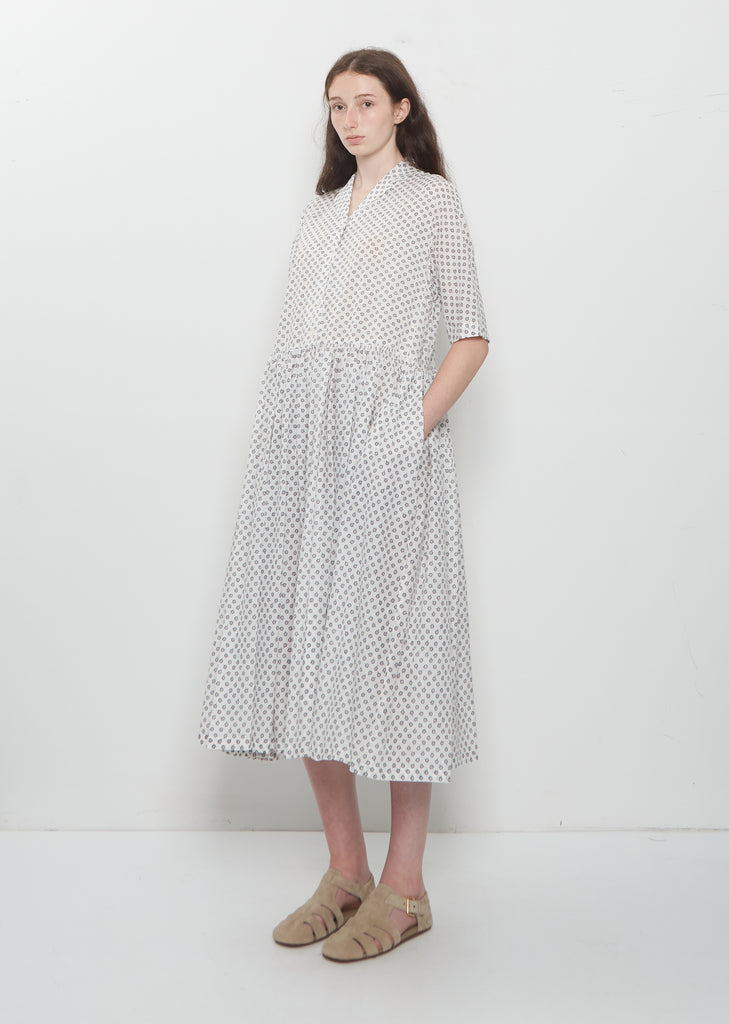 Gather Cotton Dress