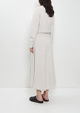 n°388 Ease Stretch Cashmere Skirt — Chalk