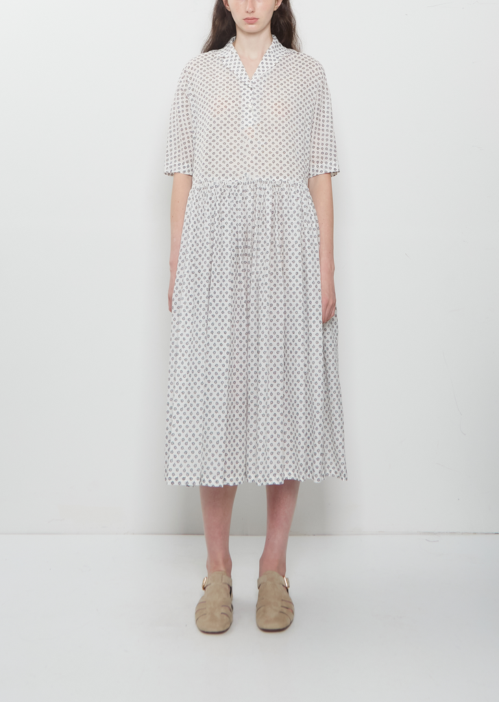 Gather Cotton Dress