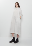 Open Neck Line Dress — Off White