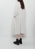 Open Neck Line Dress — Off White