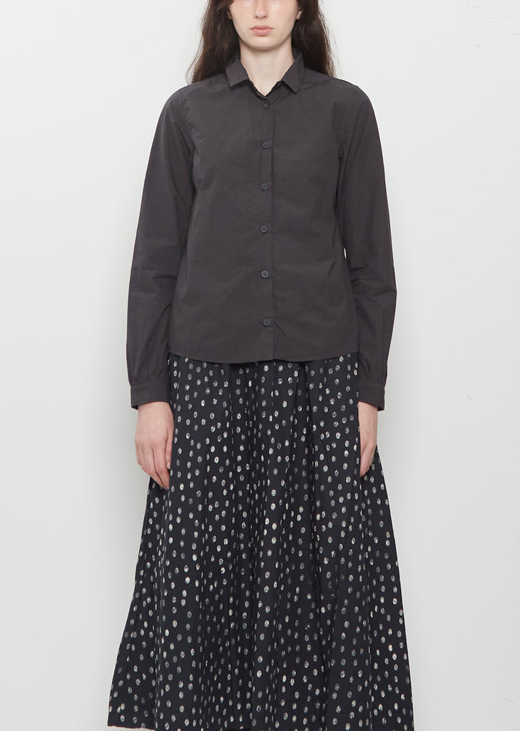 Tyrol Cotton Shirt — Asfalto