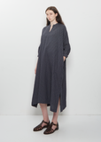 Open Neck Line Dress — Dark Navy