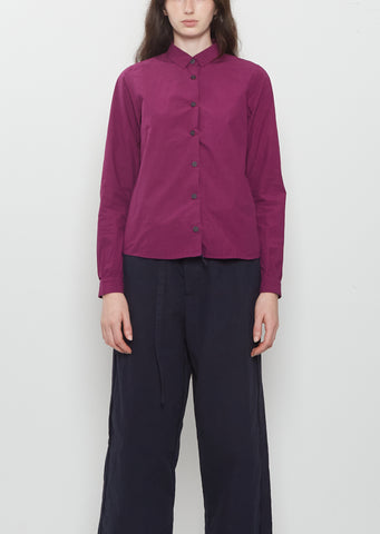 Tyrol Cotton Shirt — Raspberry