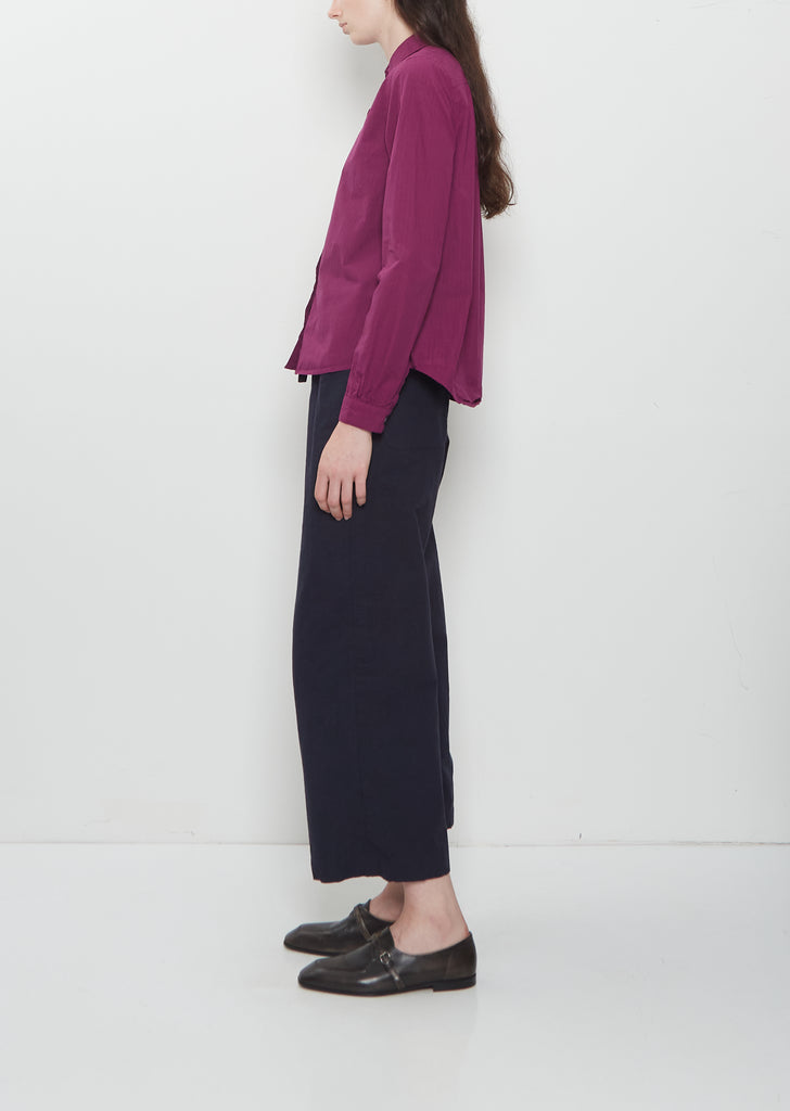 Tyrol Cotton Shirt — Raspberry