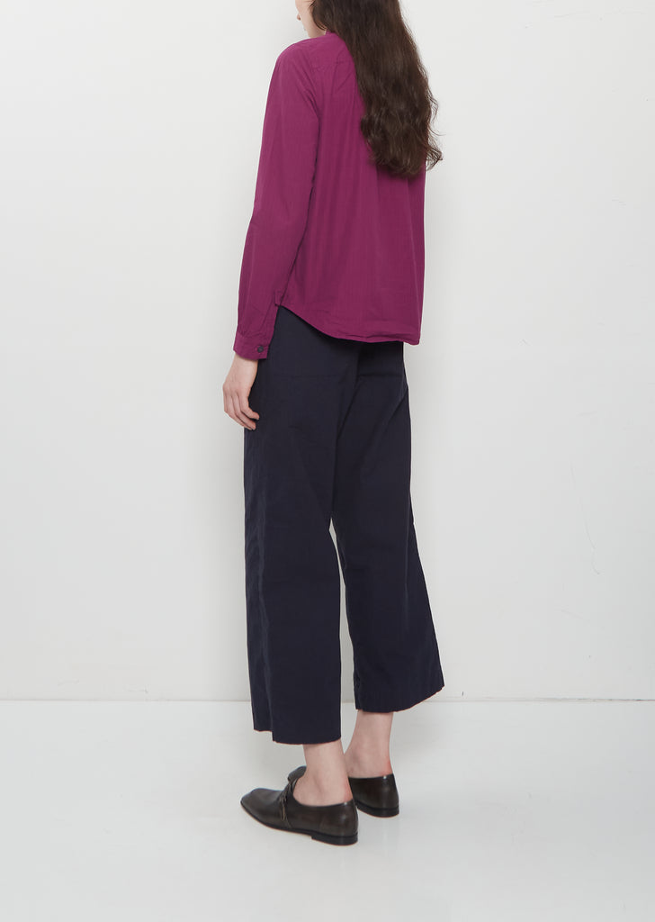 Tyrol Cotton Shirt — Raspberry