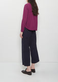 Tyrol Cotton Shirt — Raspberry