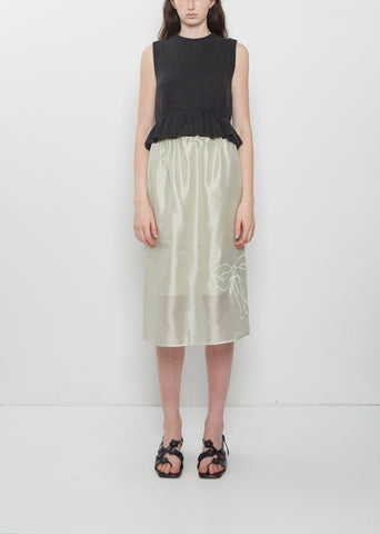 Bria Hybrid Organza Skirt