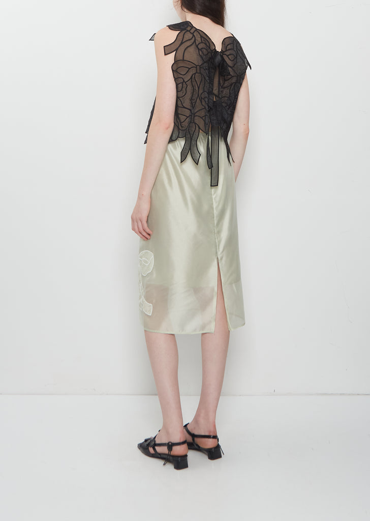 Baya Bow Embroidery Top