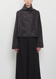 Silk Batwing T-Neck Top