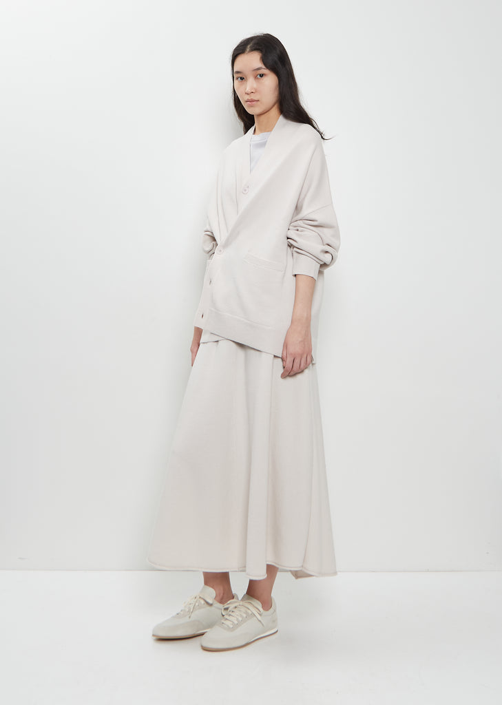 n°24 Tokio Stretch Cashmere Cardigan — Chalk