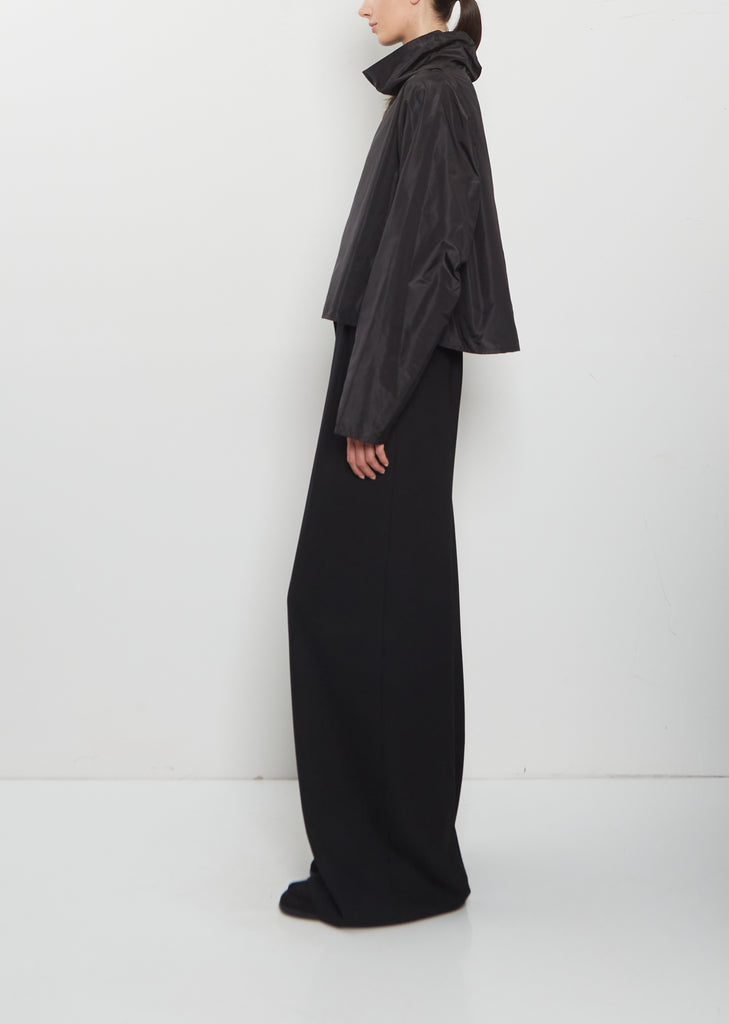 Silk Batwing T-Neck Top