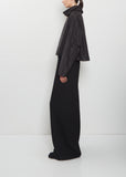 Silk Batwing T-Neck Top