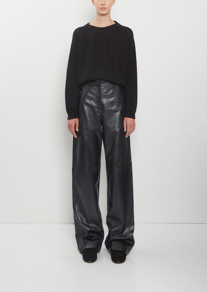 Leather Full Pants