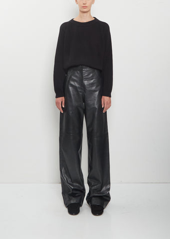 Leather Full Pants