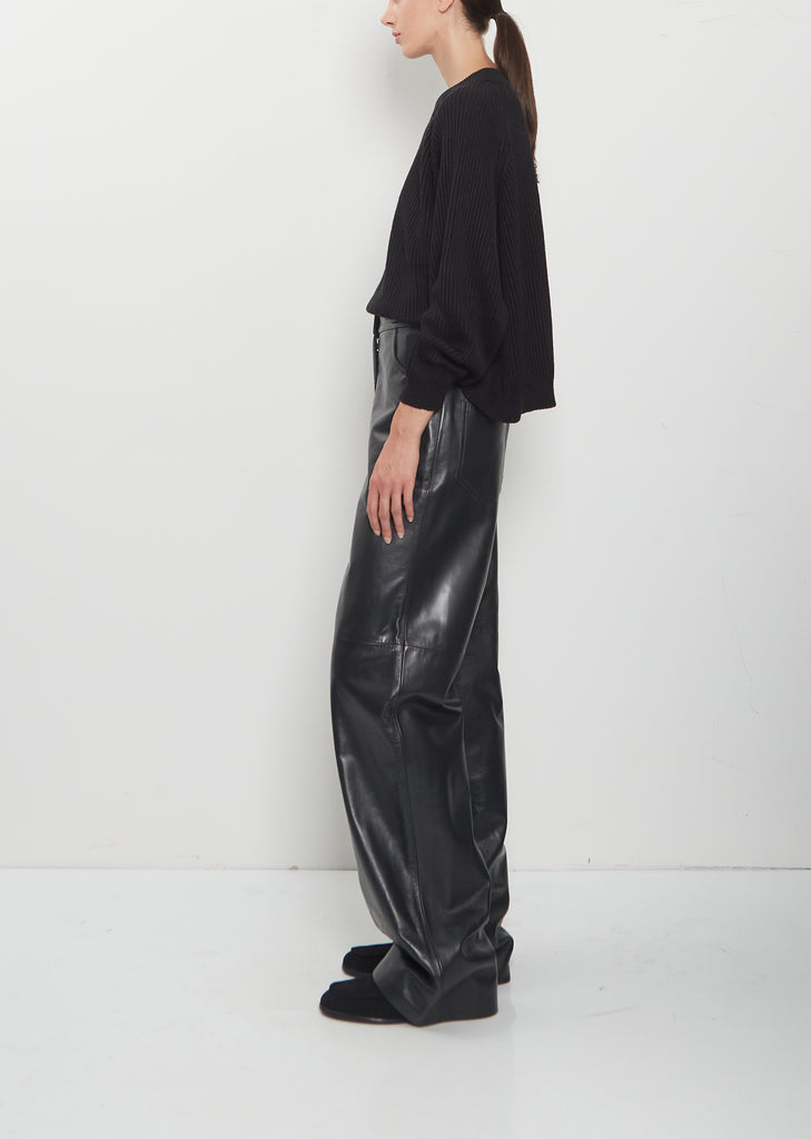 Leather Full Pants