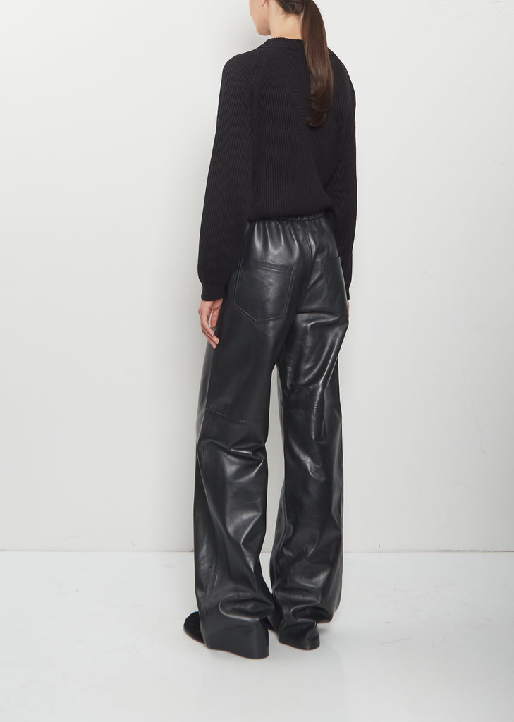 Leather Full Pants