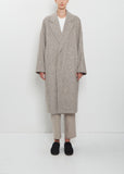 Herringbone Cashmere Oversized Coat