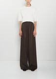 Wool Flannel Pajama Pants — Brown