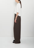Wool Flannel Pajama Pants — Brown