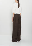 Wool Flannel Pajama Pants — Brown