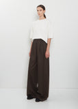 Wool Flannel Pajama Pants — Brown