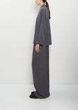 Cashmere Ribbed Trim Cardigan