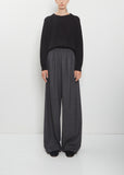 Wool Flannel Pajama Pants — Medium Grey