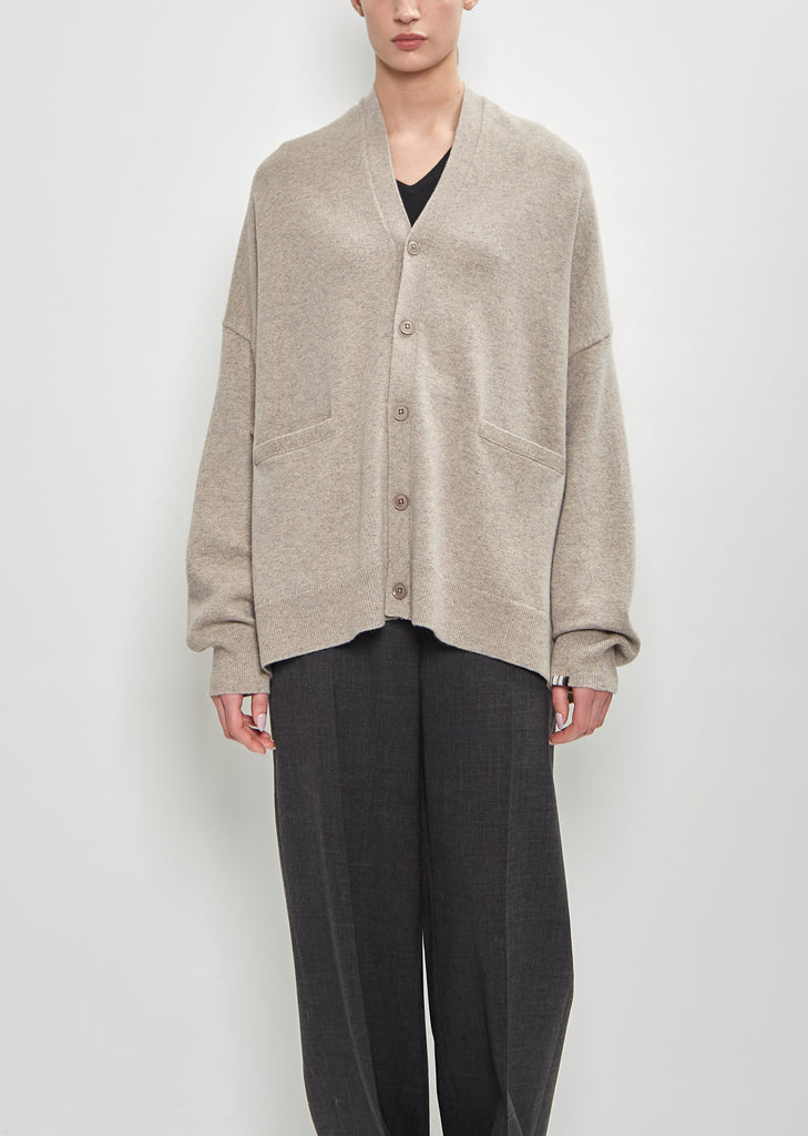 Stretch Cashmere n°24 Tokio Cardigan — Moss