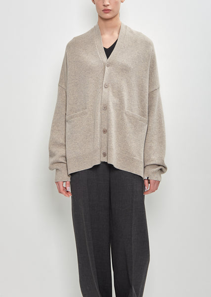 Stretch Cashmere n°24 Tokio Cardigan — Moss – La Garçonne