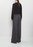 Wool Flannel Pajama Pants — Medium Grey