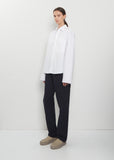 Belone Cotton Poplin Shirt — Optical White